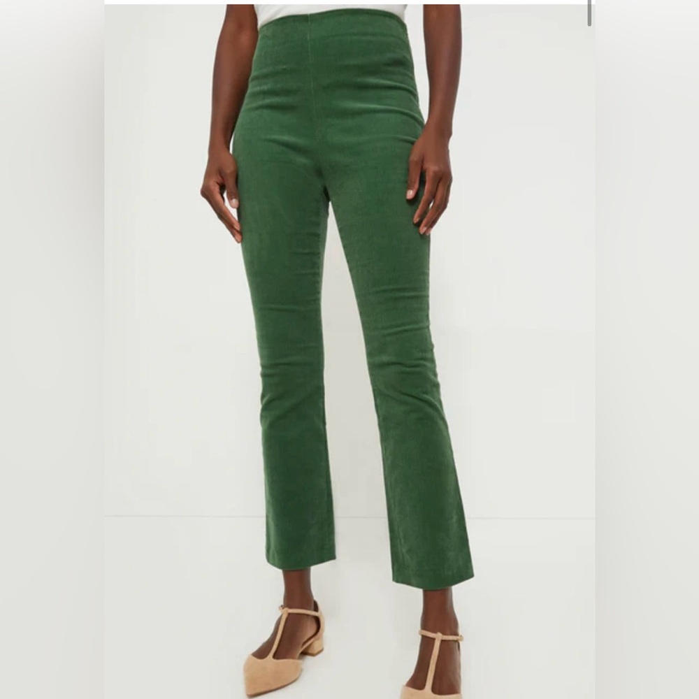 Tuckernuck Forest Green Cropped Corduroy Pants